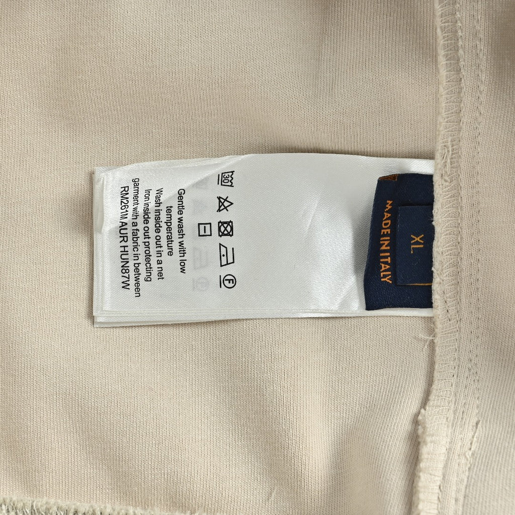 Louis Vuitton Letter-Embroidered Suede-Effect Bomber Jacket | Ivory
