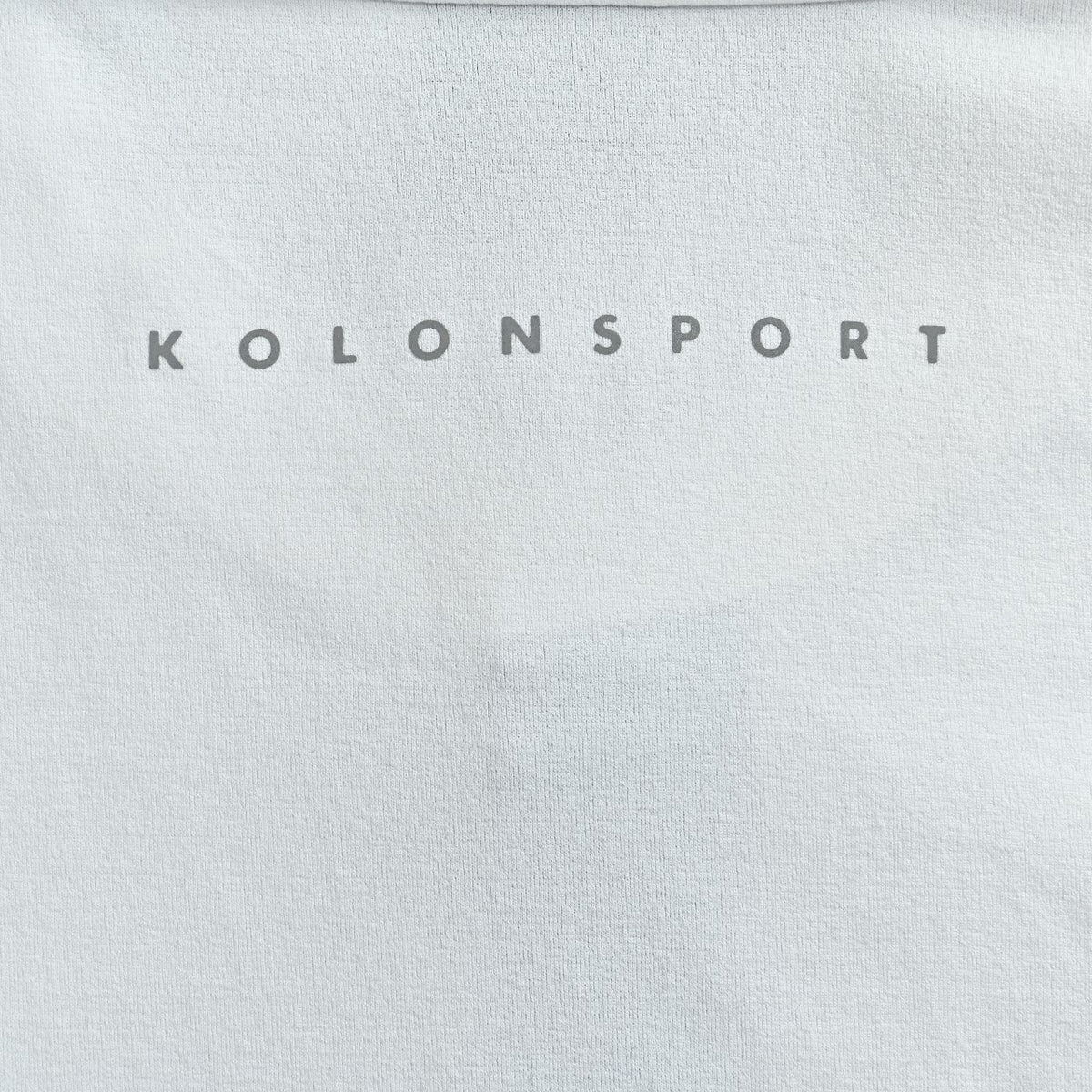 KOLON SPORT Men's SECO Long-Sleeve Zip-Neck Polo | White