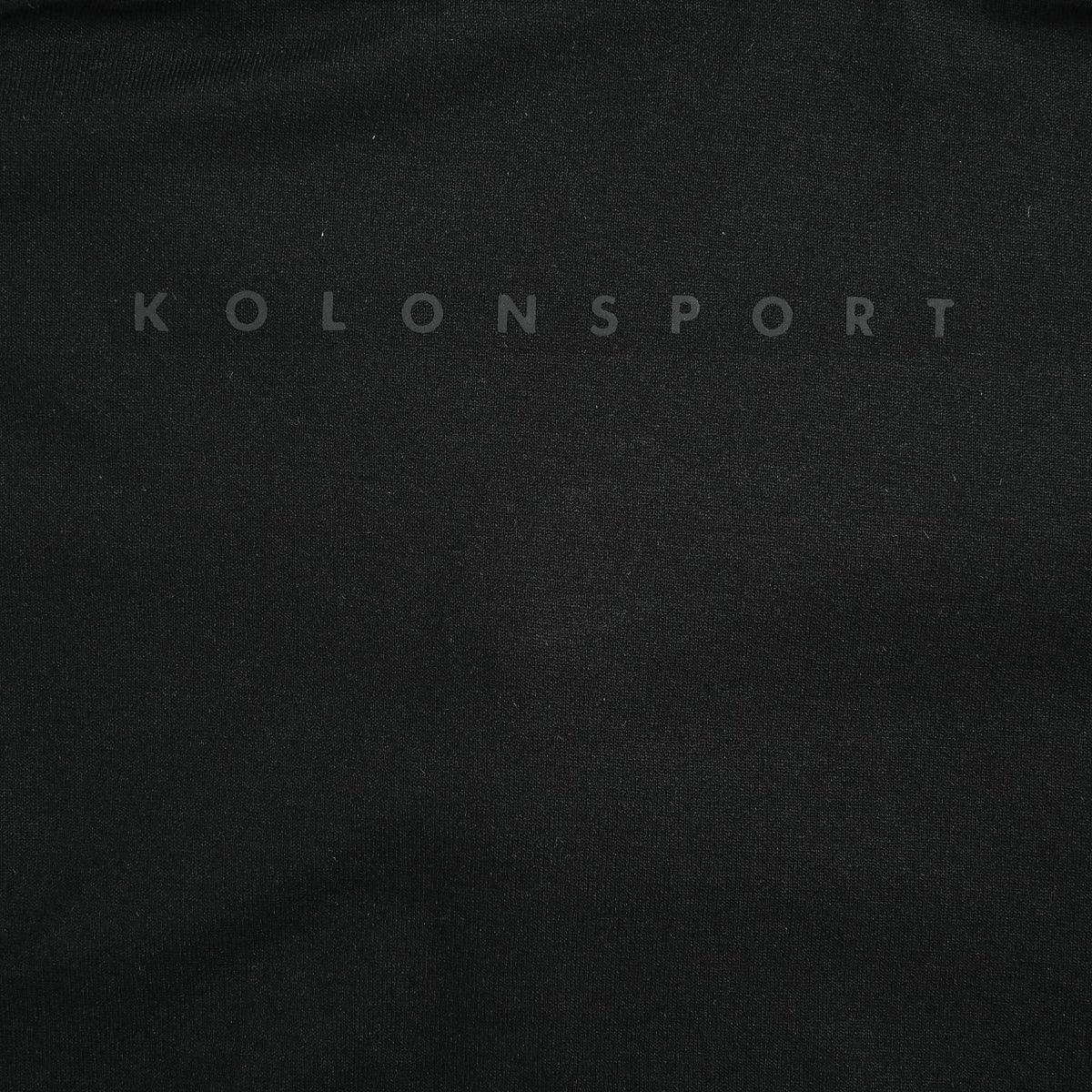 KOLON SPORT Men's SECO Long-Sleeve Zip-Neck Polo | Black