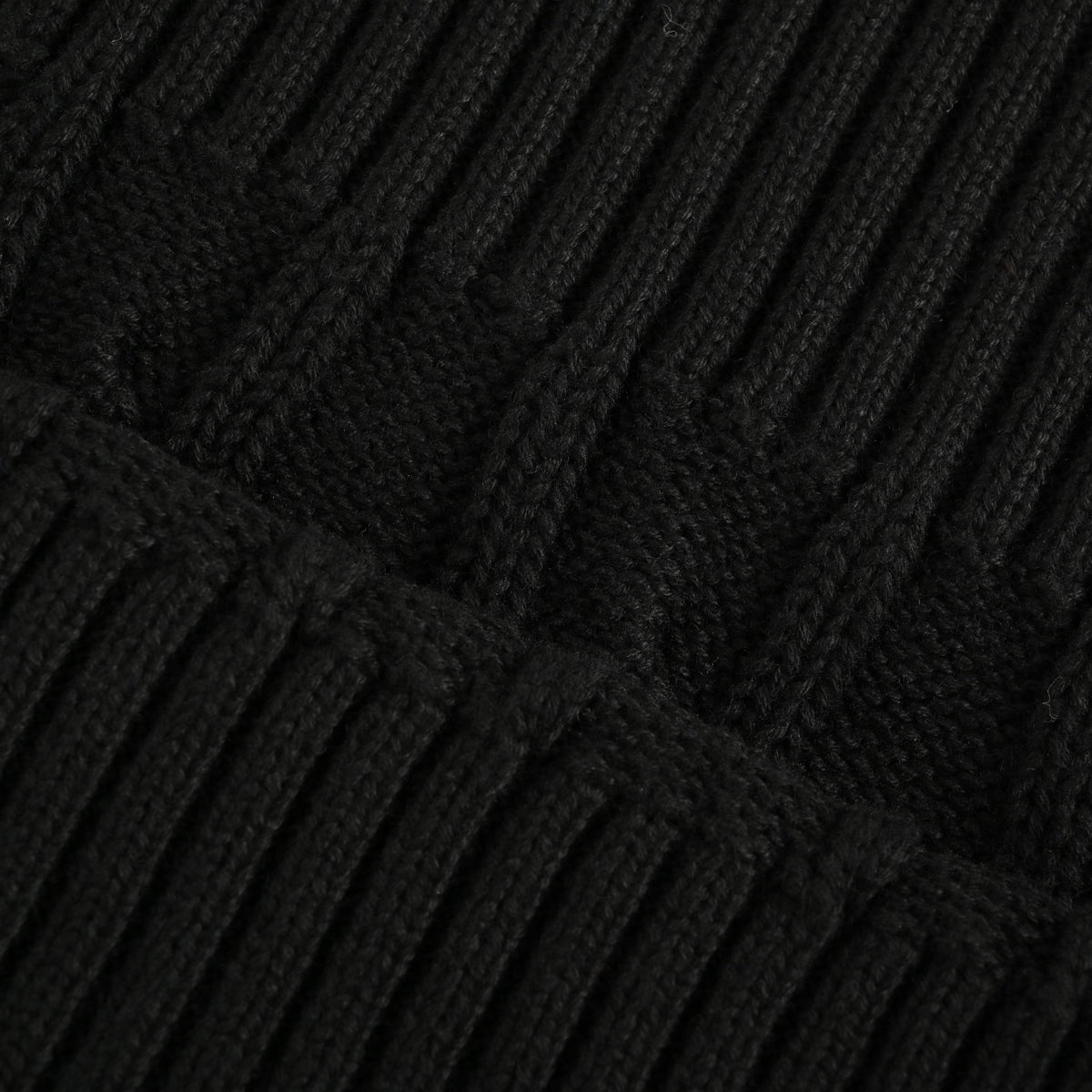 Ralph Lauren Pony-Logo Cable-Knit Half-Zip Sweater | Black