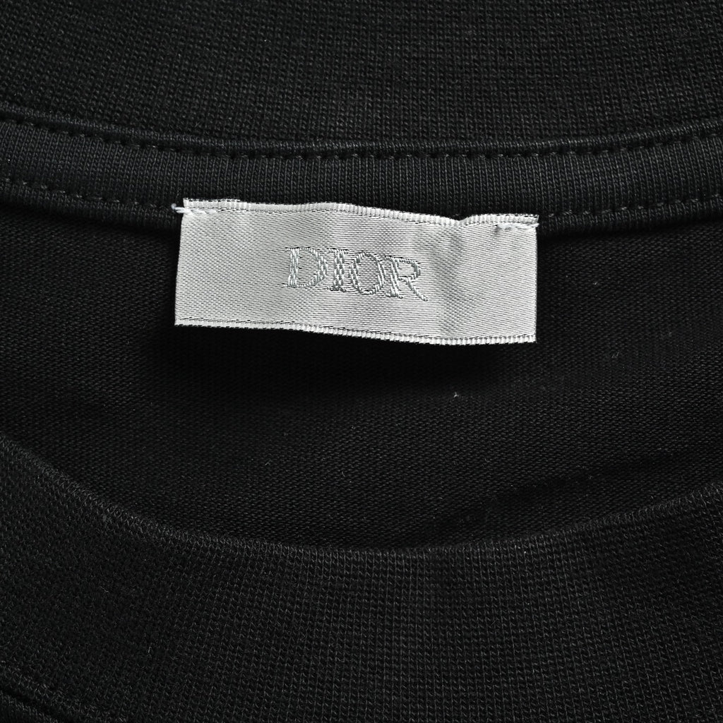Dior Neckline-Label Long-Sleeve T-Shirt | Black | Fall/Winter 2026