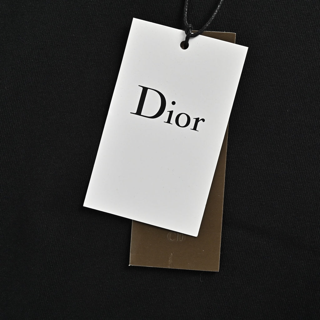Dior Neckline-Label Long-Sleeve T-Shirt | Black | Fall/Winter 2026