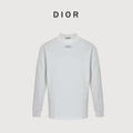 Dior Neckline-Label Long-Sleeve T-Shirt | White | Fall/Winter 2026