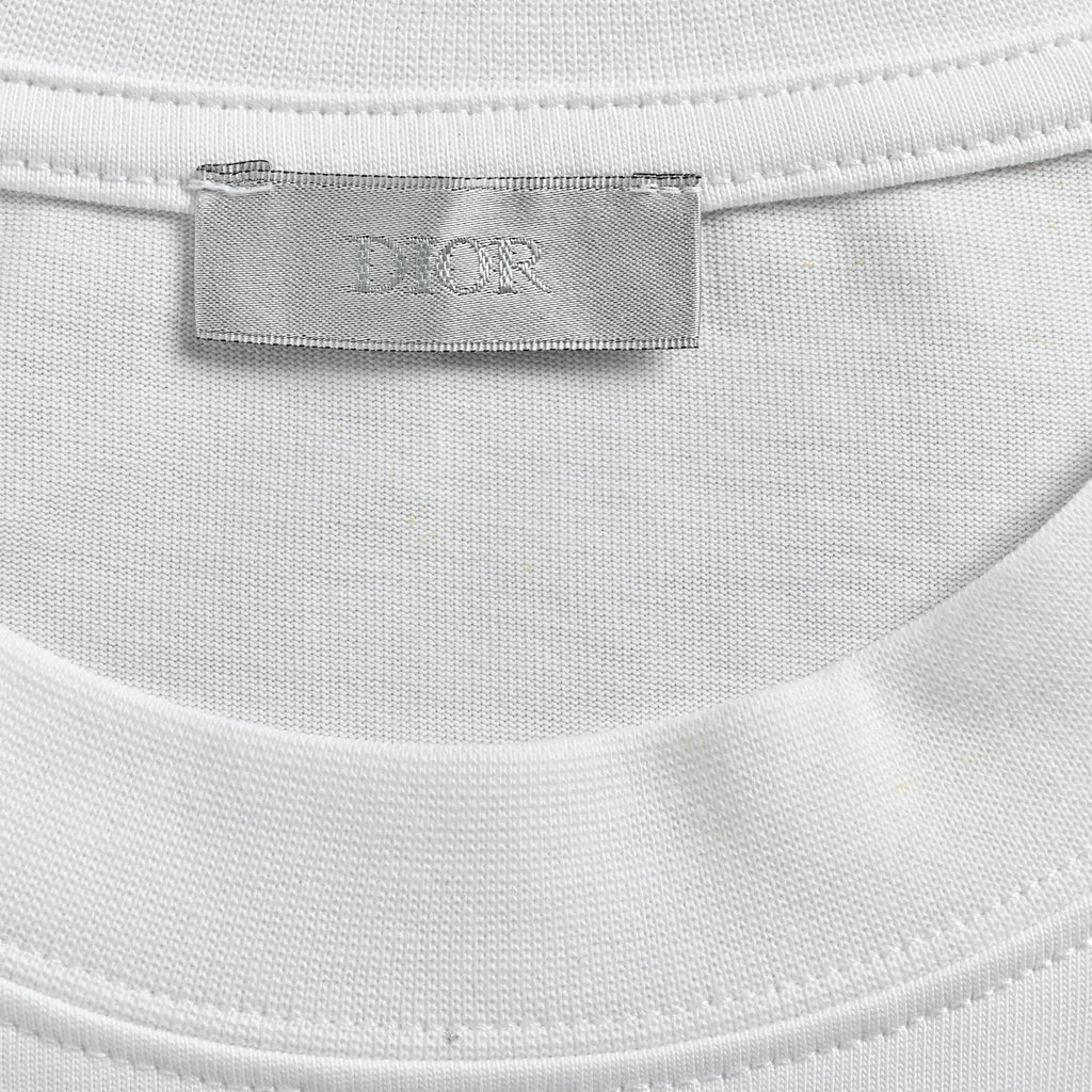 Dior Neckline-Label Long-Sleeve T-Shirt | White | Fall/Winter 2026