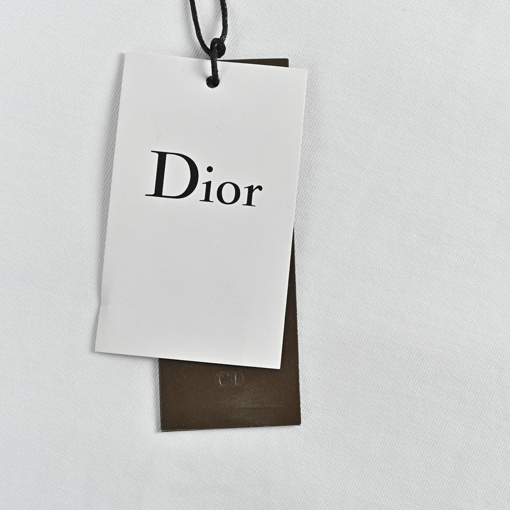 Dior Neckline-Label Long-Sleeve T-Shirt | White | Fall/Winter 2026