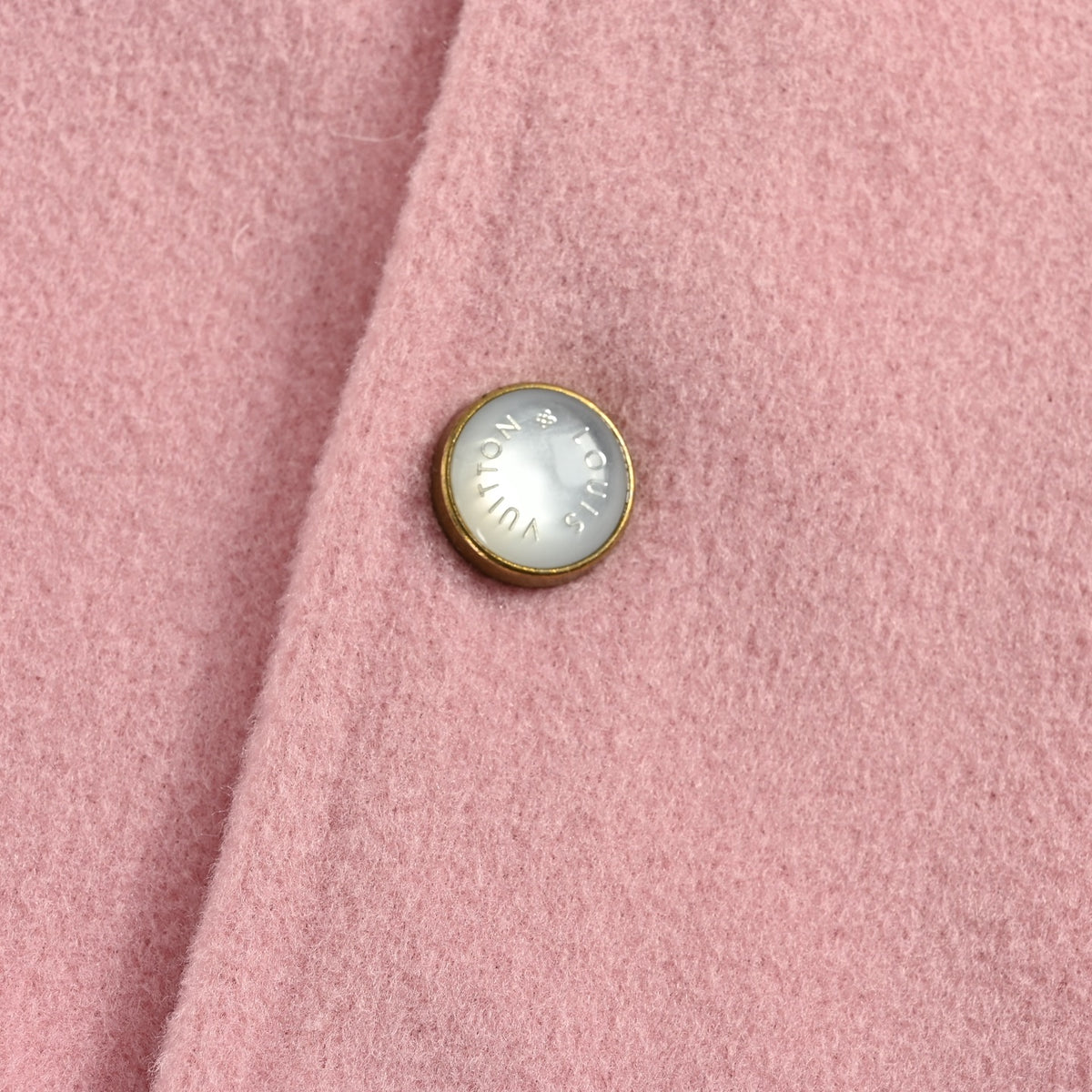 Louis Vuitton Back-Lettering Monogram-Lined Varsity Jacket | Pink & Beige