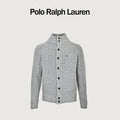 Ralph Lauren Flecked-Yarn Wool Cardigan | Grey | Spring/Summer 2025