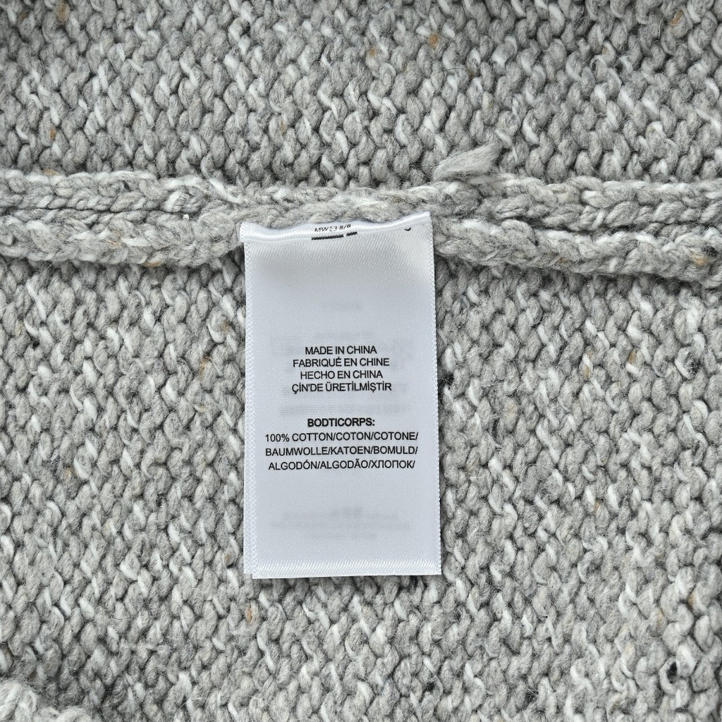 Ralph Lauren Flecked-Yarn Wool Cardigan | Grey | Spring/Summer 2025