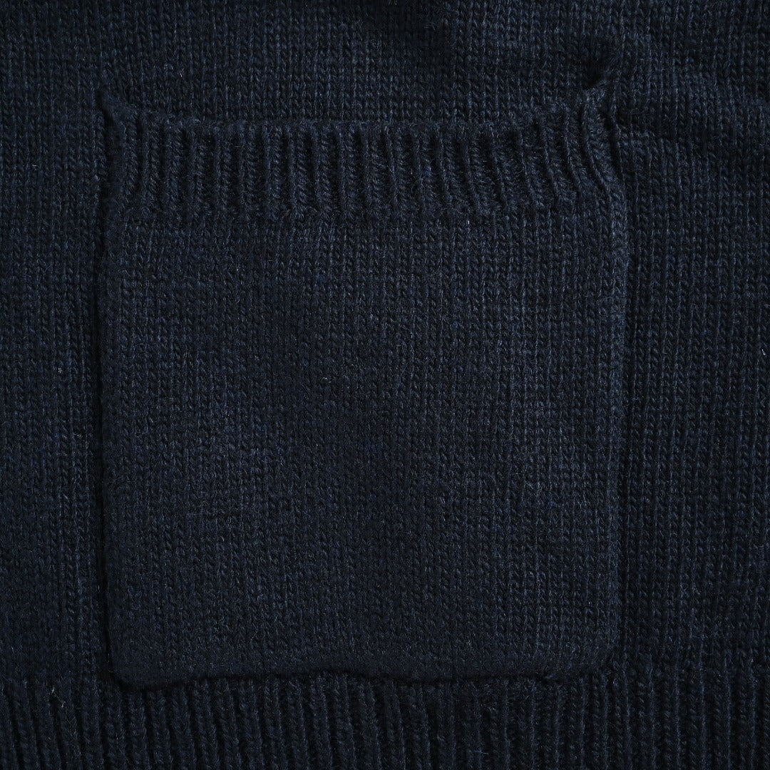 Thom Browne K36 Four-Bar Horse-Motif Cardigan | Dark Navy