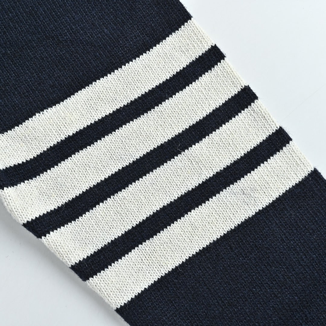 Thom Browne K36 Four-Bar Horse-Motif Cardigan | Dark Navy