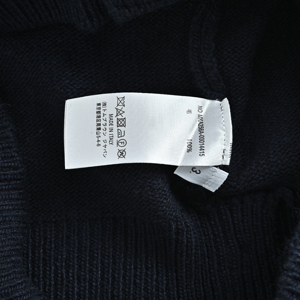 Thom Browne K36 Four-Bar Horse-Motif Cardigan | Dark Navy