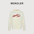 Moncler 1952 Signature-Print Long-Sleeve Top | Ivory