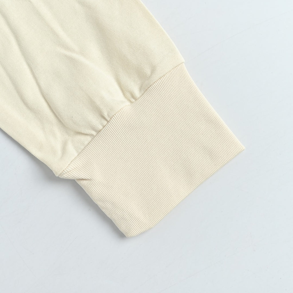 Moncler 1952 Signature-Print Long-Sleeve Top | Ivory