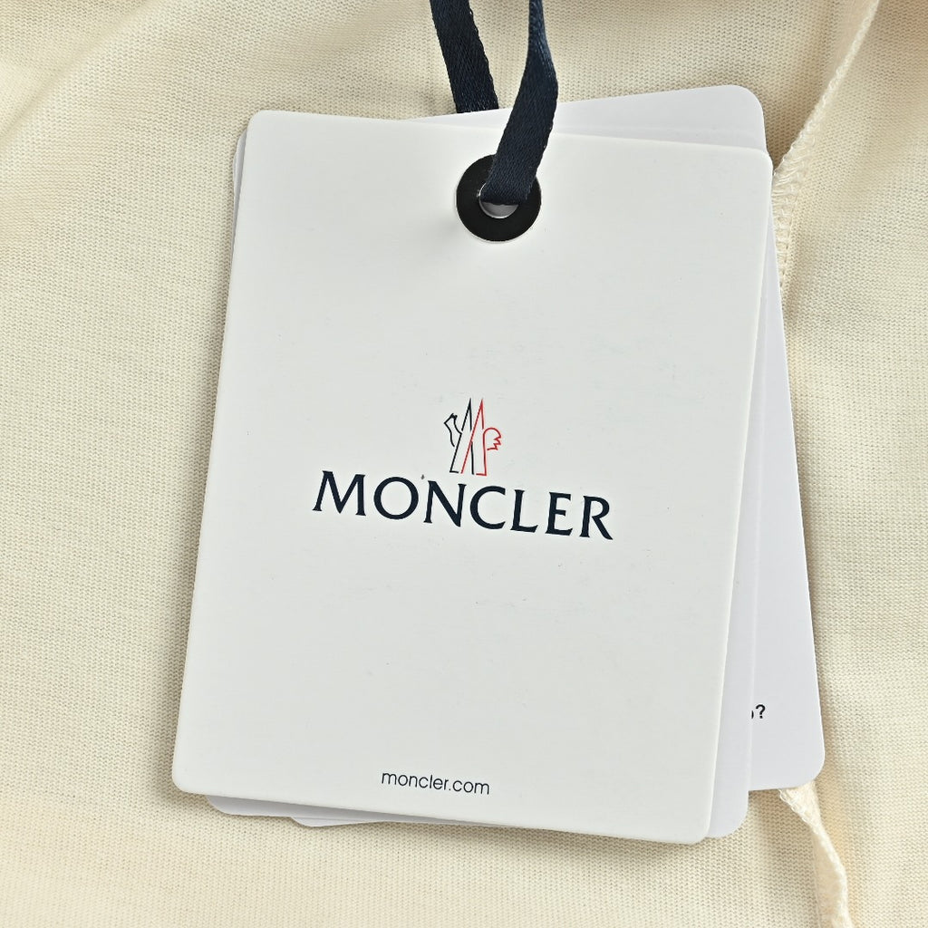 Moncler 1952 Signature-Print Long-Sleeve Top | Ivory