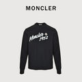 Moncler 1952 Signature-Print Long-Sleeve Top | Black