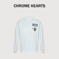 Chrome Hearts Nine-Panel Cartoon Skull-Print Long-Sleeve T-Shirt | White