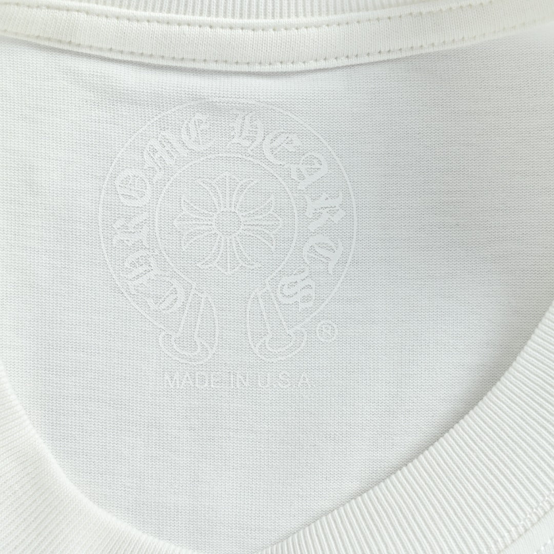Chrome Hearts Nine-Panel Cartoon Skull-Print Long-Sleeve T-Shirt | White
