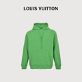 Louis Vuitton Floral-Hardware Pullover Hoodie | Green