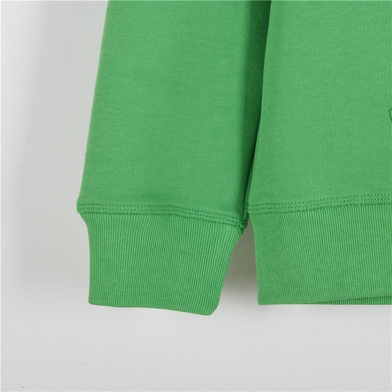 Louis Vuitton Floral-Hardware Pullover Hoodie | Green