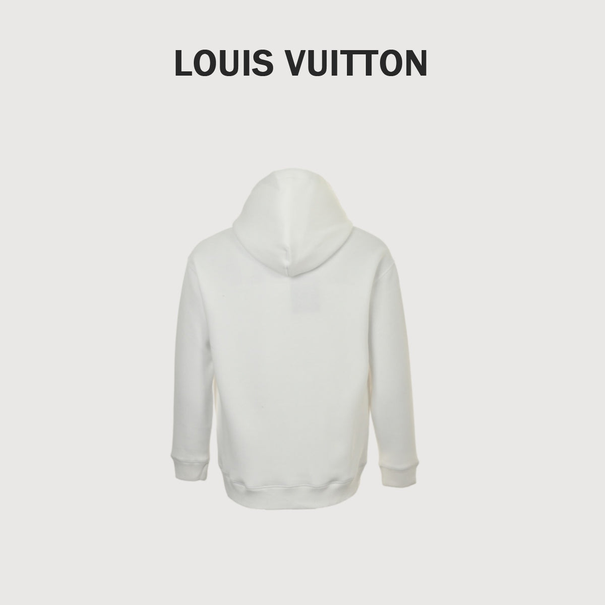 Louis Vuitton Floral-Hardware Pullover Hoodie | White