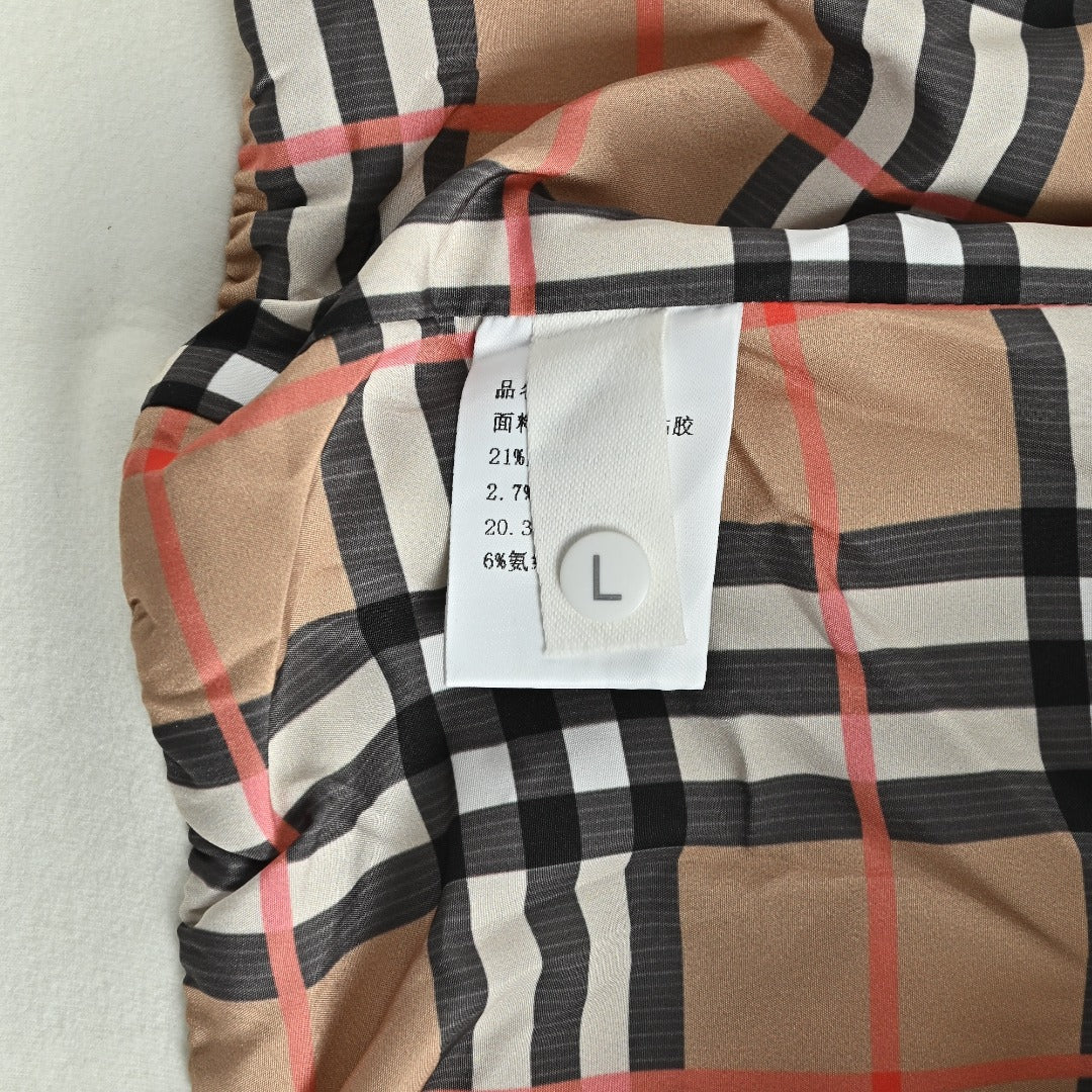 Burberry Check Elbow-Patch Button-Front Jacket | Ivory