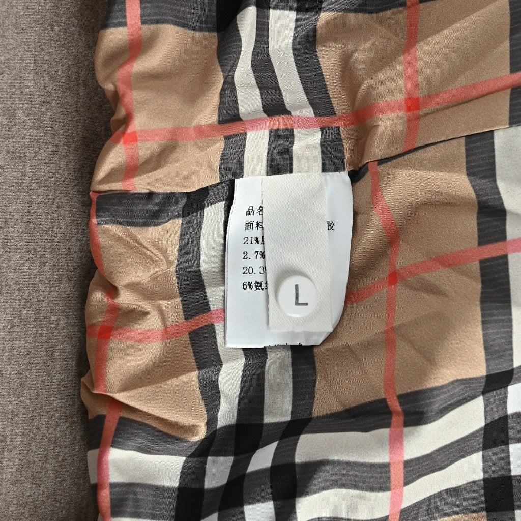 Burberry Check Elbow-Patch Button-Front Jacket | Grey