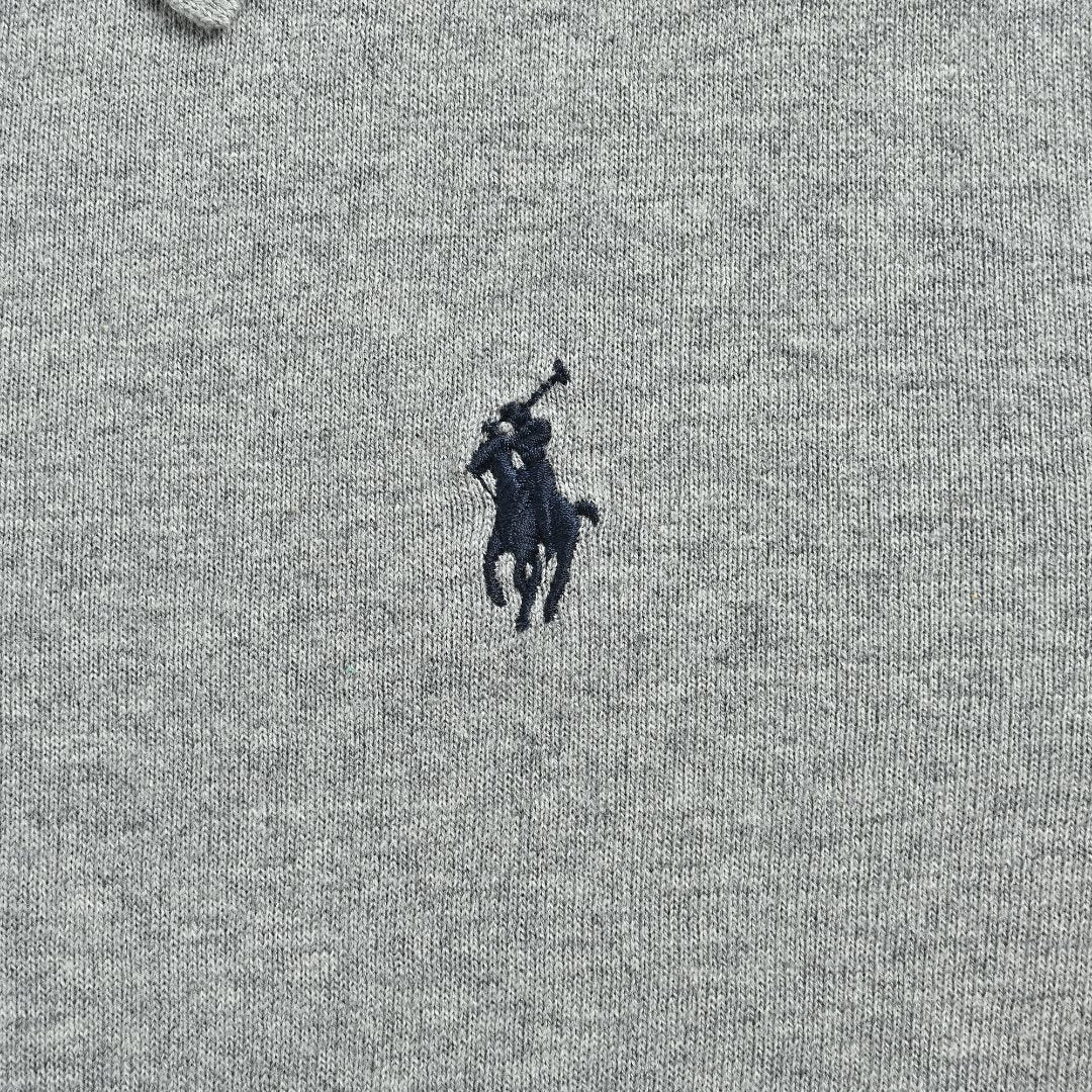 Polo Ralph Lauren Pony-Logo Fine-Knit Long-Sleeve Polo Shirt | Light Grey