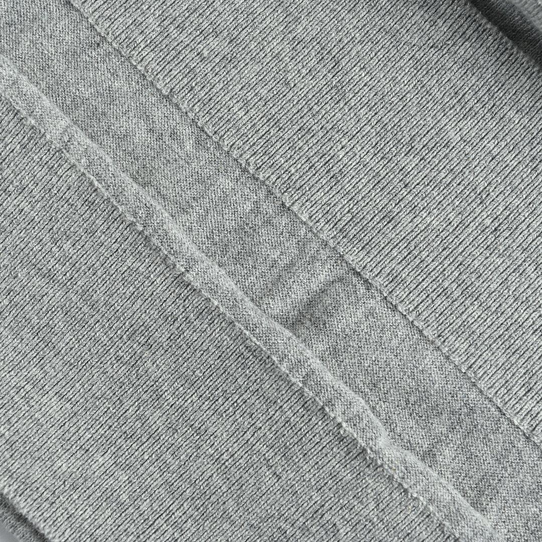 Polo Ralph Lauren Pony-Logo Fine-Knit Long-Sleeve Polo Shirt | Light Grey