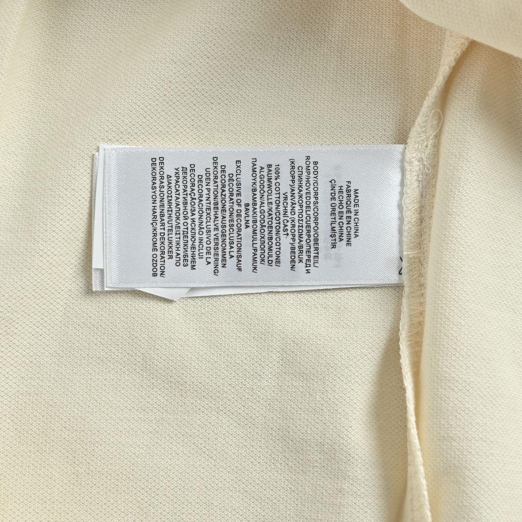 Ralph Lauren Pony-Logo Three-Button Stand-Collar Short-Sleeve Shirt | Ivory