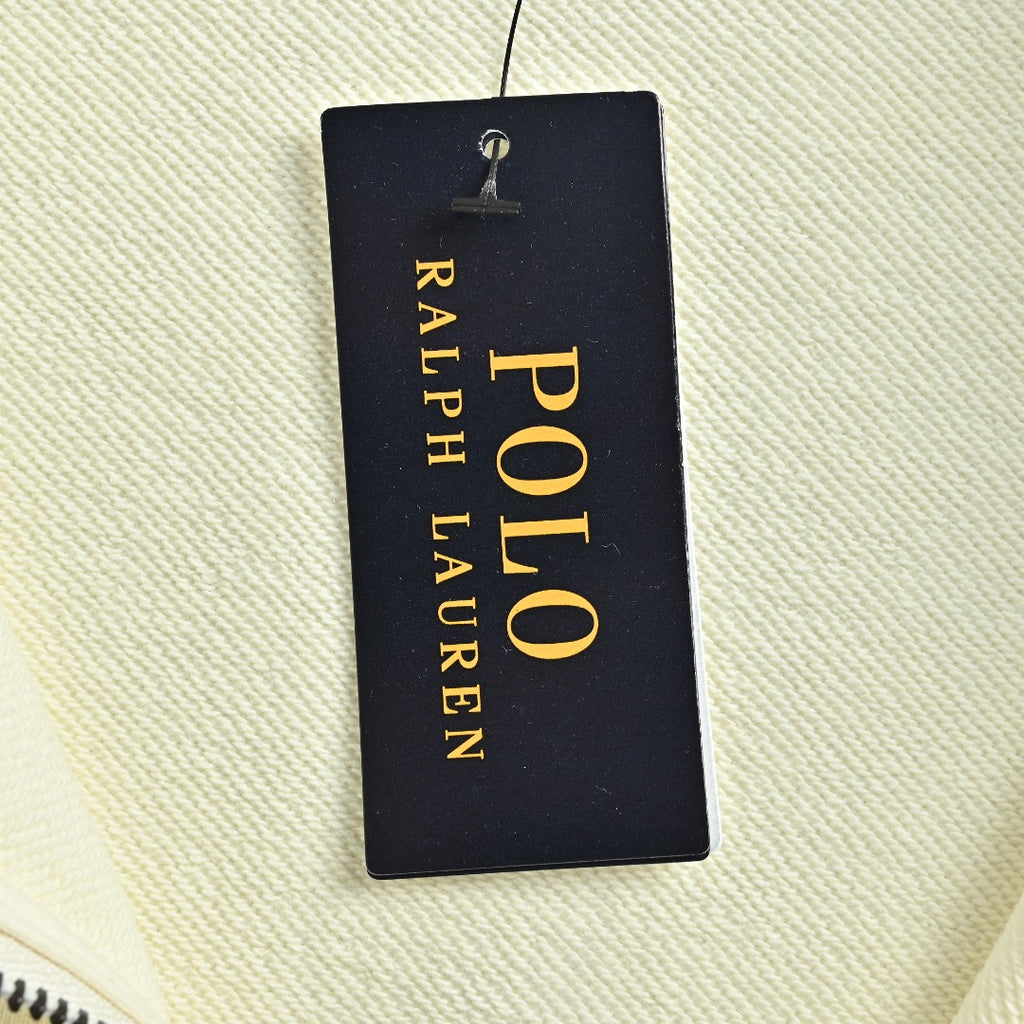 Ralph Lauren Pony-Logo Half-Zip Sweatshirt | Ivory