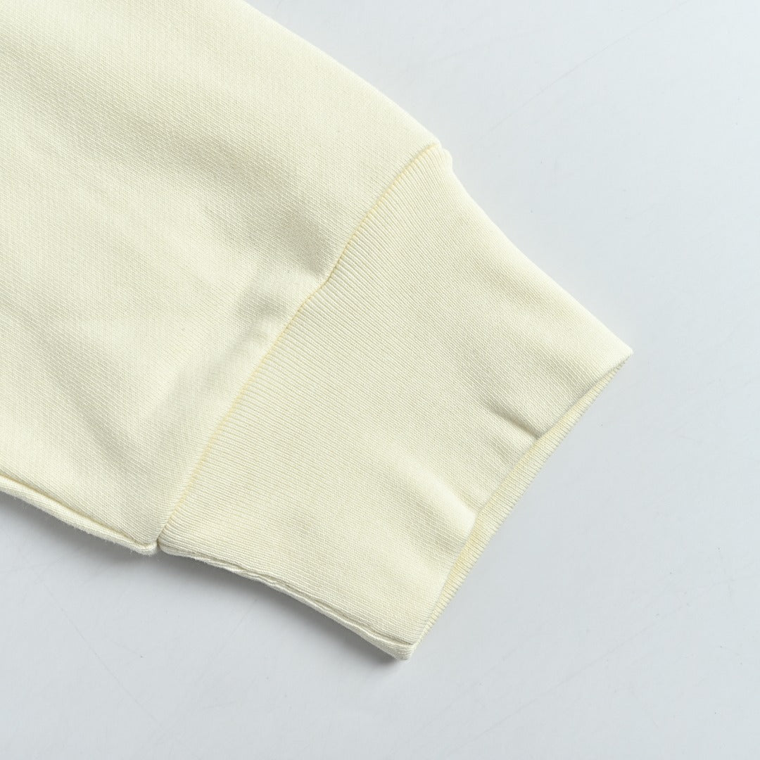 Ralph Lauren Pony-Logo Half-Zip Sweatshirt | Ivory
