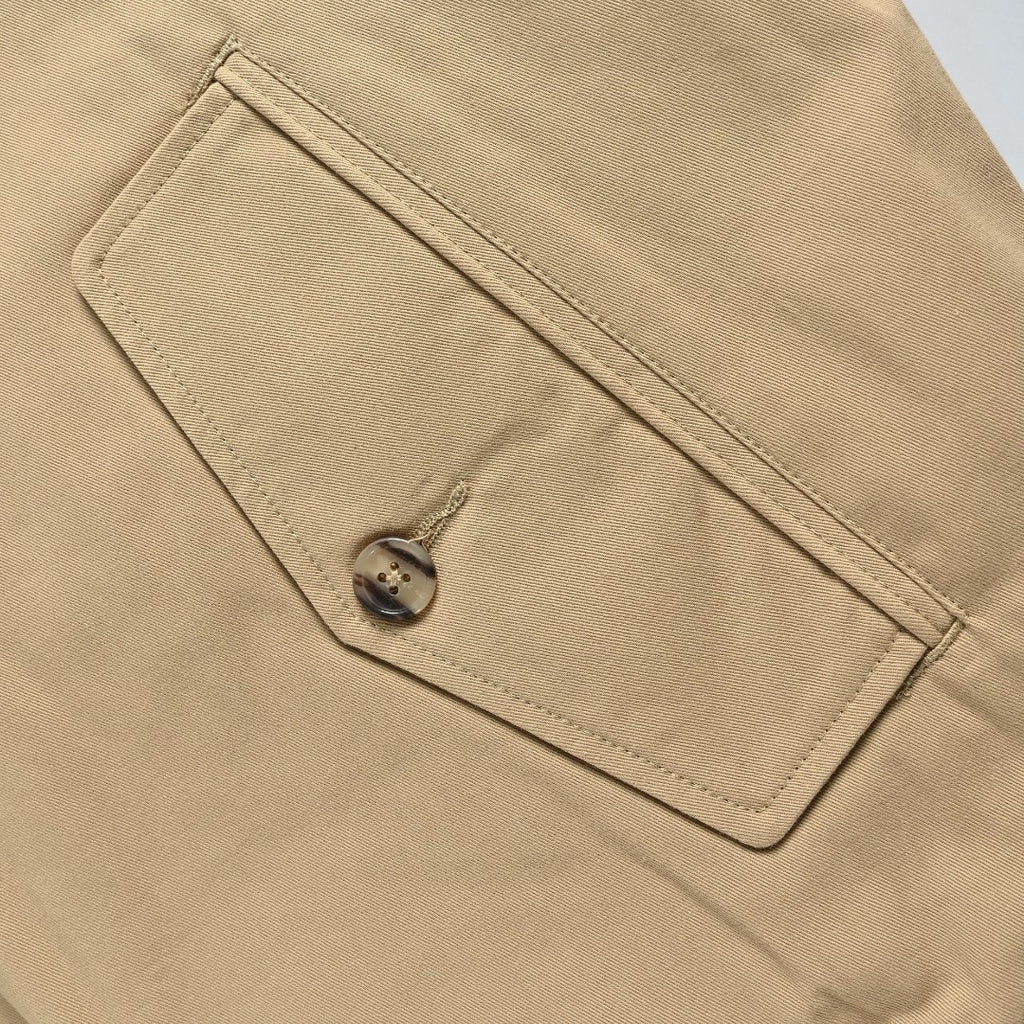 Ralph Lauren Pony-Logo Stand-Collar Zip-Up Jacket | Khaki