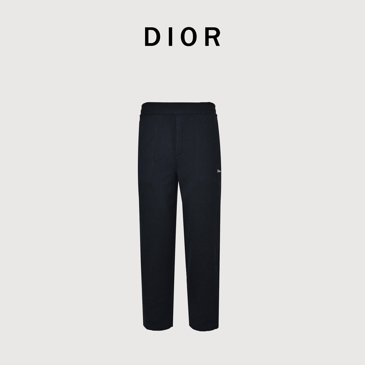 Dior CD Oblique Jacquard-Lined Blend Track Pants | Black