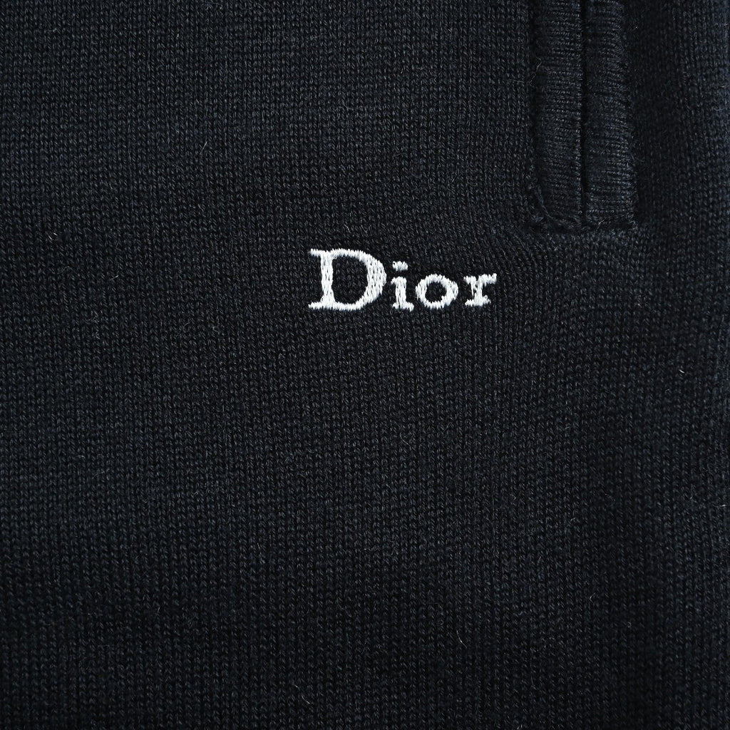 Dior CD Oblique Jacquard-Lined Blend Track Pants | Black