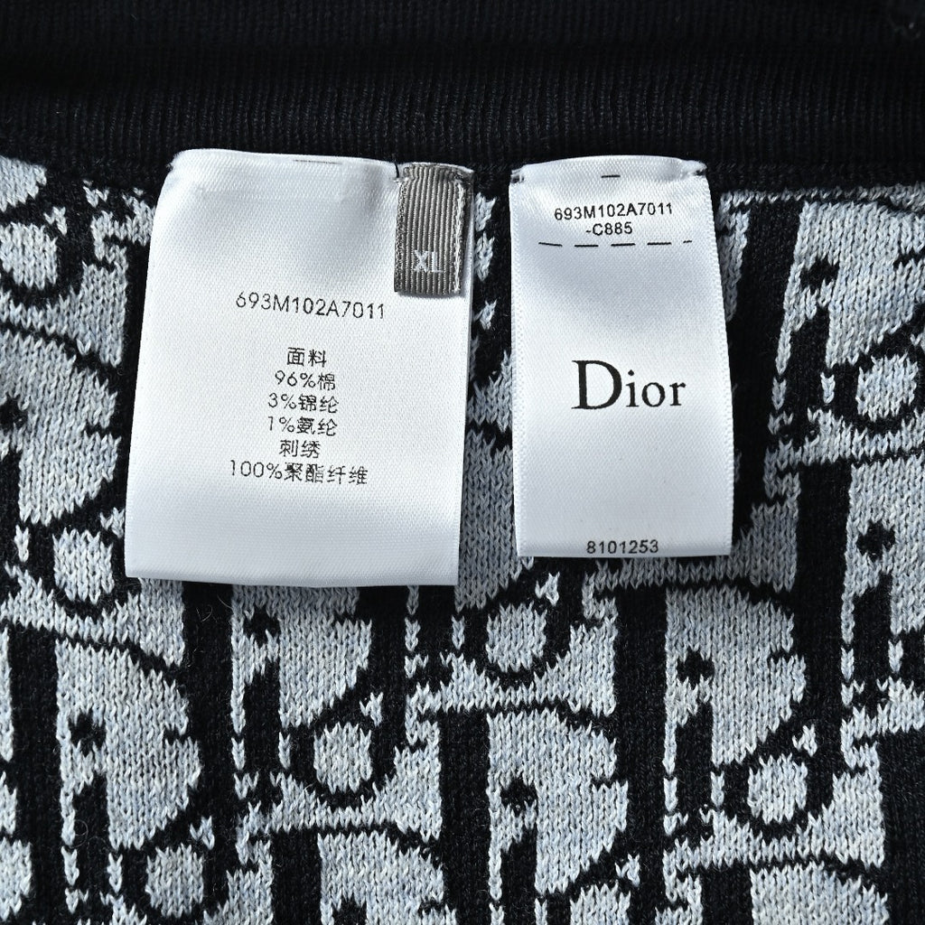 Dior CD Oblique Jacquard-Lined Blend Track Pants | Black
