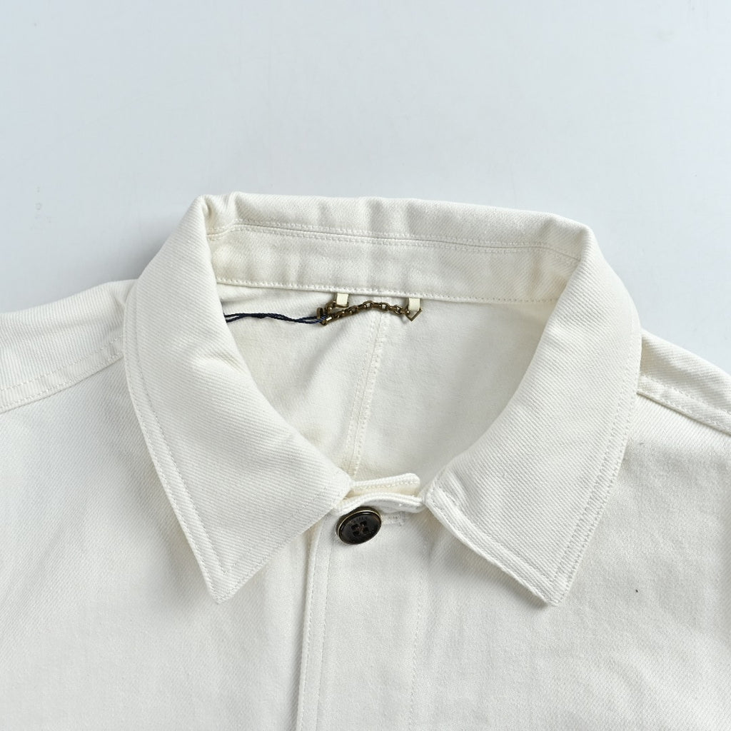 Louis Vuitton LV EQUIPE Logo-Print Three-Pocket Workwear Jacket | White