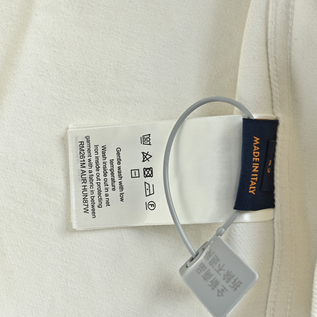Louis Vuitton LV EQUIPE Logo-Print Three-Pocket Workwear Jacket | White