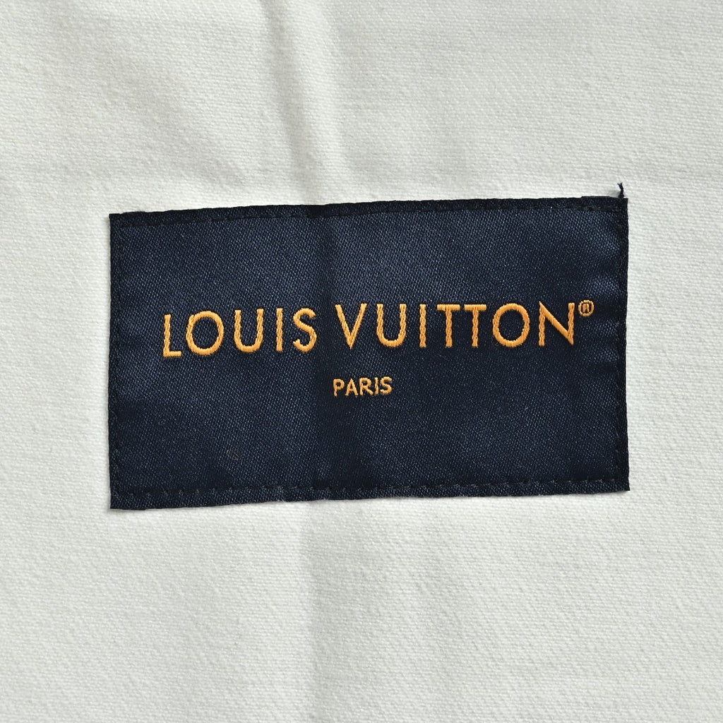 Louis Vuitton LV EQUIPE Logo-Print Three-Pocket Workwear Jacket | White
