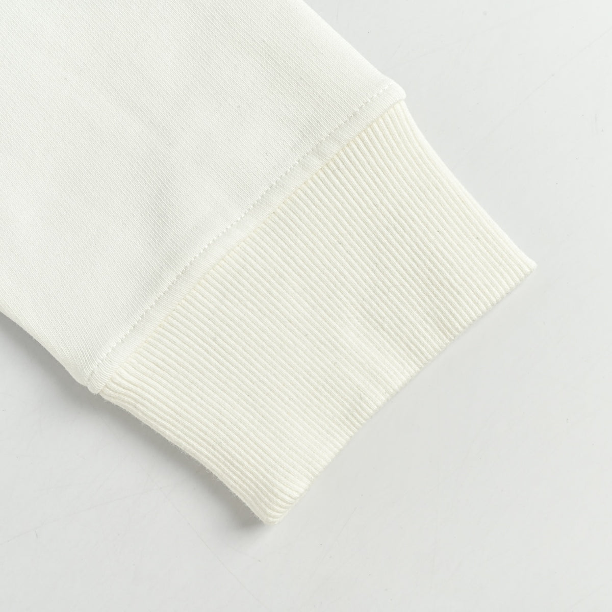 Louis Vuitton Embossed Leather Patch Pullover Hoodie | Ivory