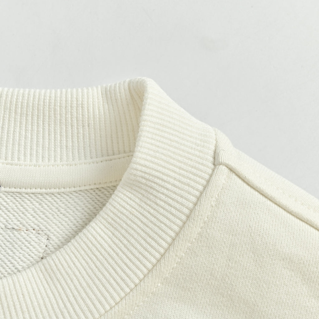 Louis Vuitton Beaded Embroidered Crewneck Sweatshirt | Ivory