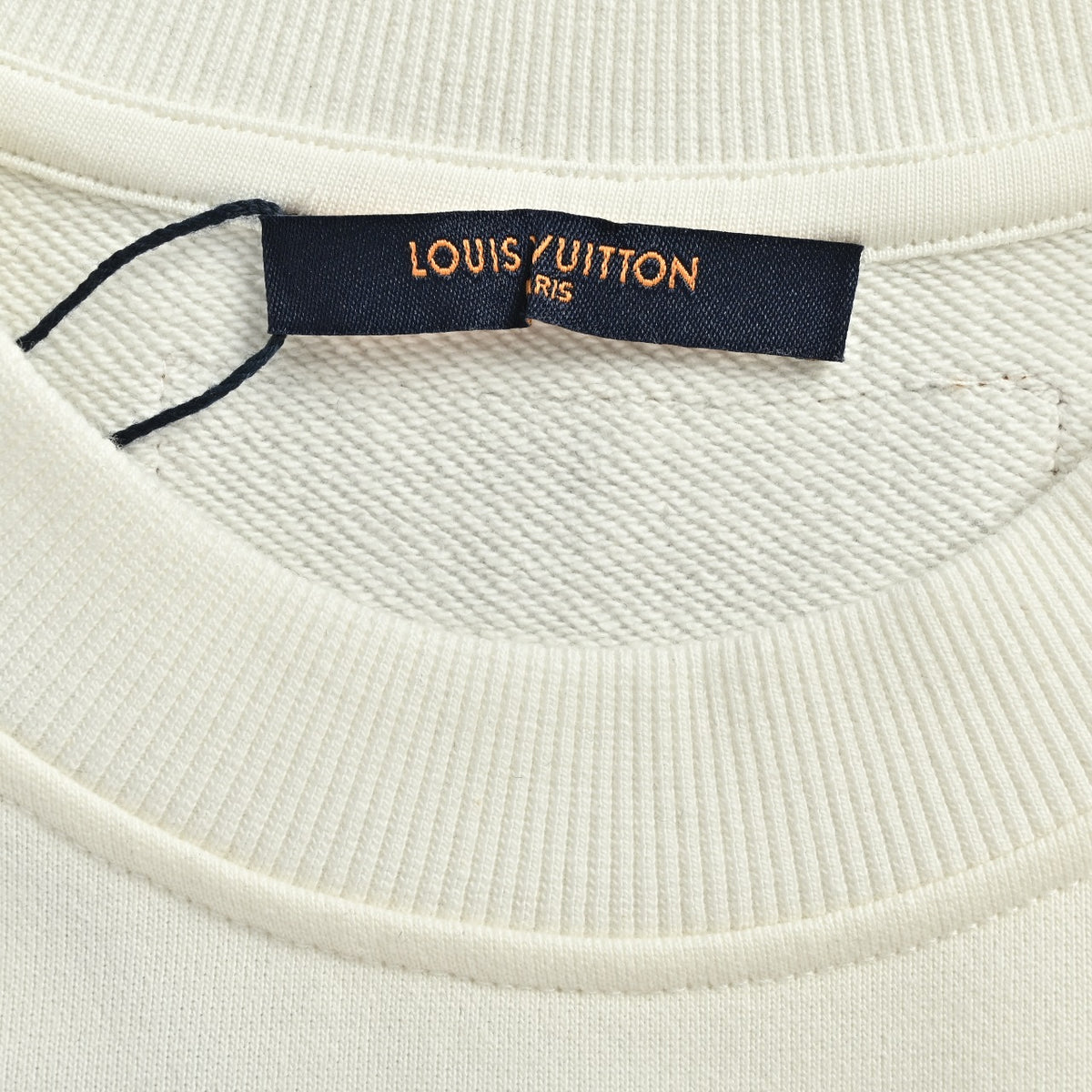 Louis Vuitton Beaded Embroidered Crewneck Sweatshirt | Ivory