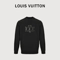 Louis Vuitton Beaded Embroidered Crewneck Sweatshirt | Black