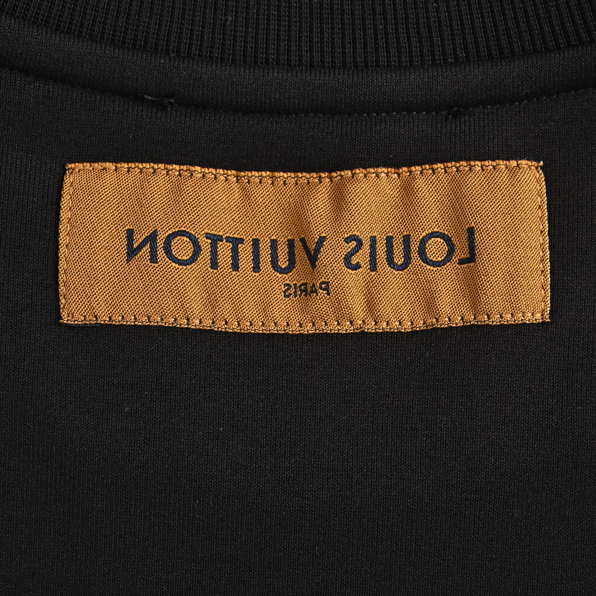 Louis Vuitton Beaded Embroidered Crewneck Sweatshirt | Black