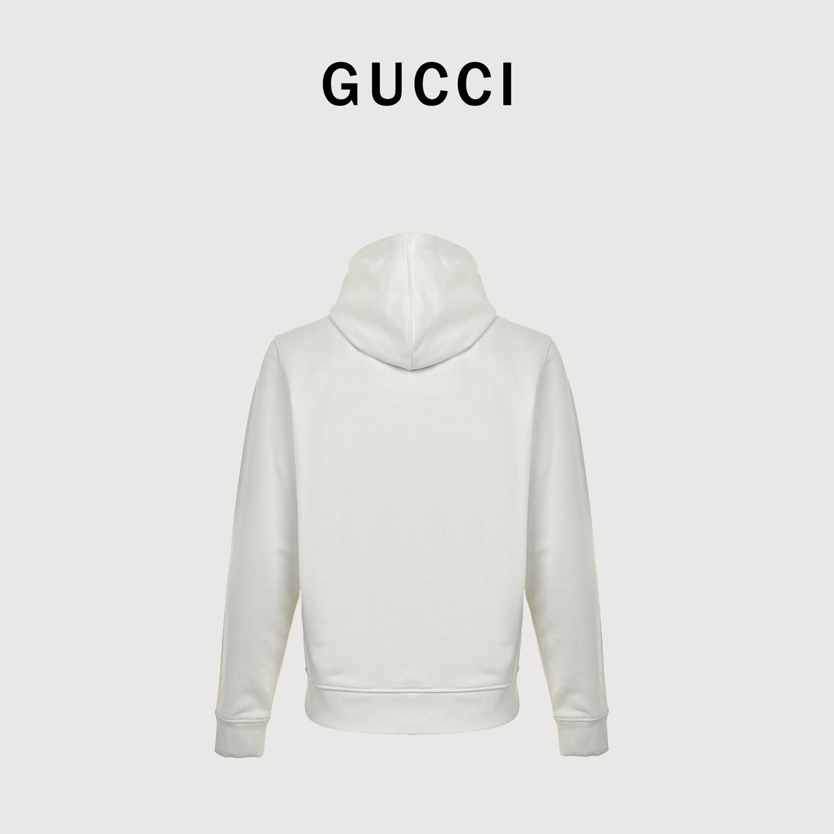 Gucci Raised Double G Embroidered Pullover Hoodie | Ivory
