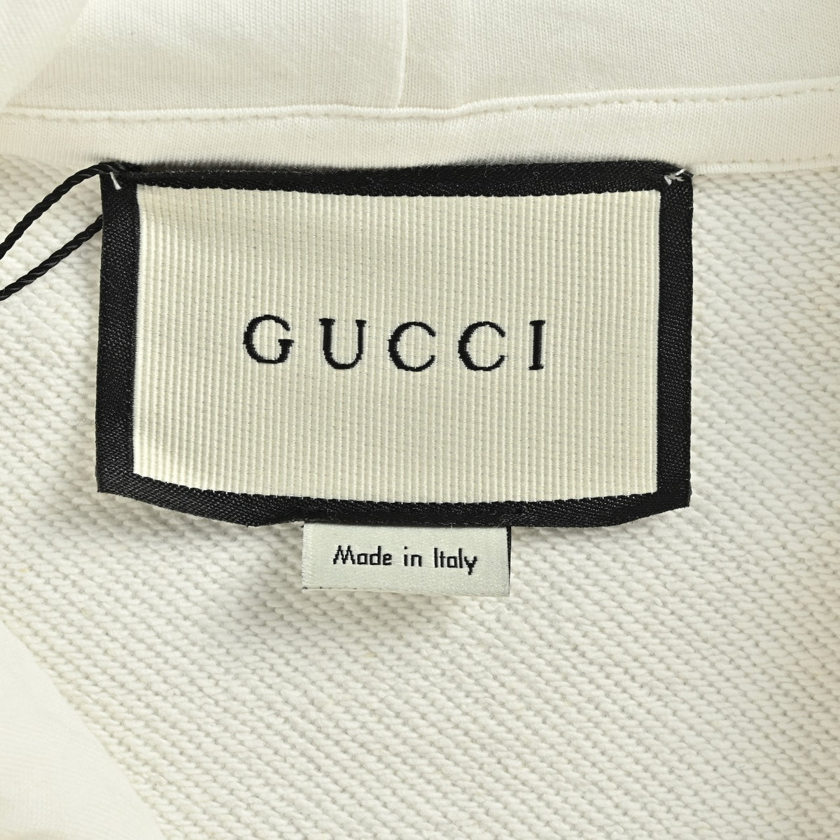 Gucci Raised Double G Embroidered Pullover Hoodie | Ivory