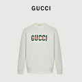 Gucci Retro Lettering Crewneck Sweatshirt | Ivory