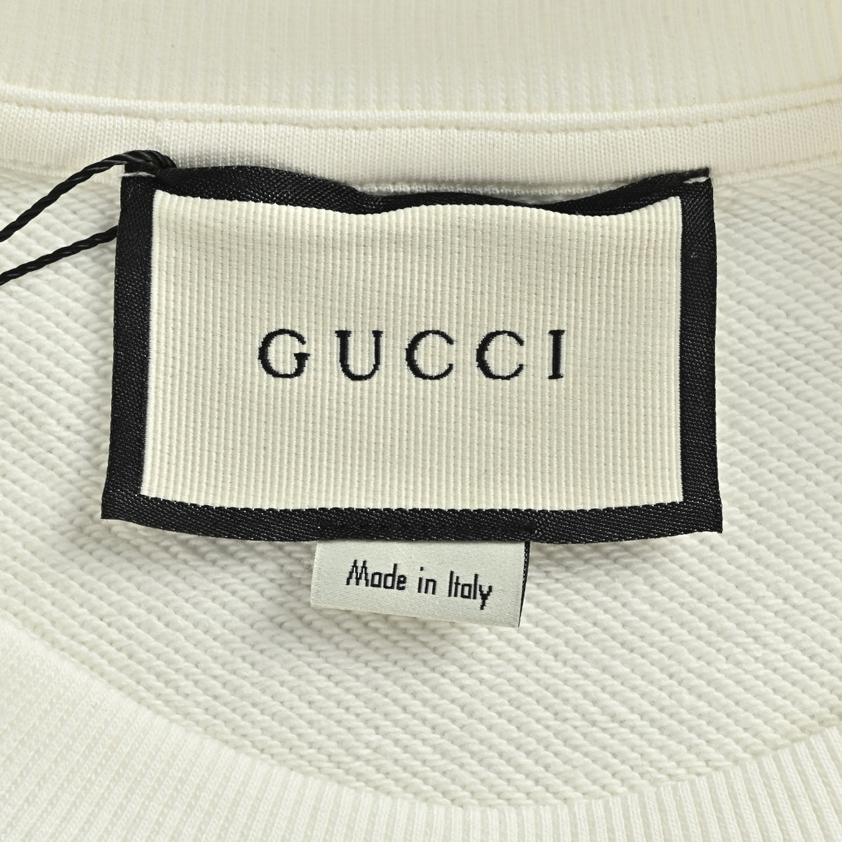 Gucci Retro Lettering Crewneck Sweatshirt | Ivory