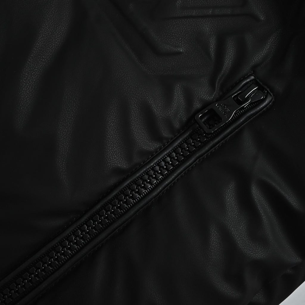 Louis Vuitton Embossed Monogram Hooded Down Vest | Black
