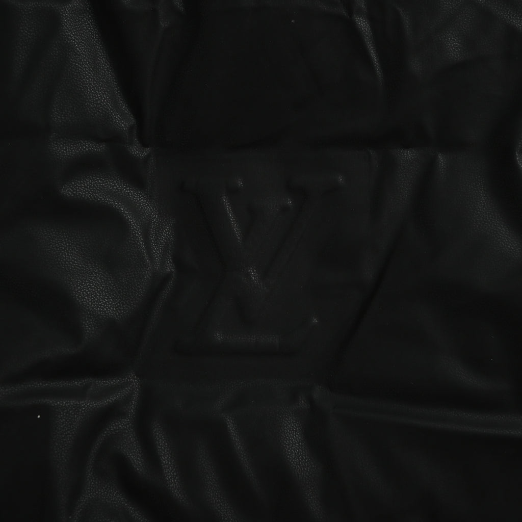 Louis Vuitton Embossed Monogram Hooded Down Vest | Black