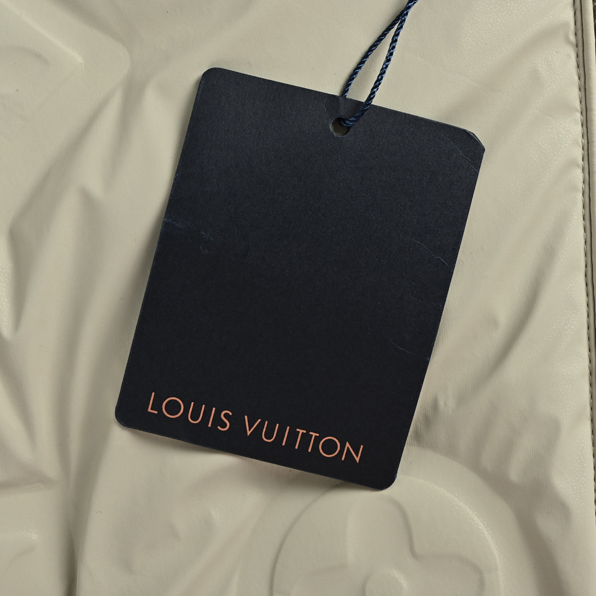 Louis Vuitton Embossed Monogram Hooded Down Vest | Light Beige